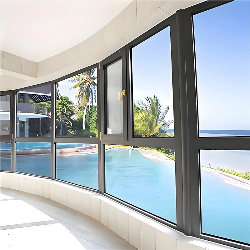 Ventanas de apertura interior de aleación de aluminio