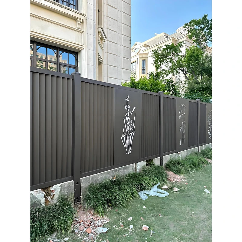 Valla de privacidad de aleación de aluminio