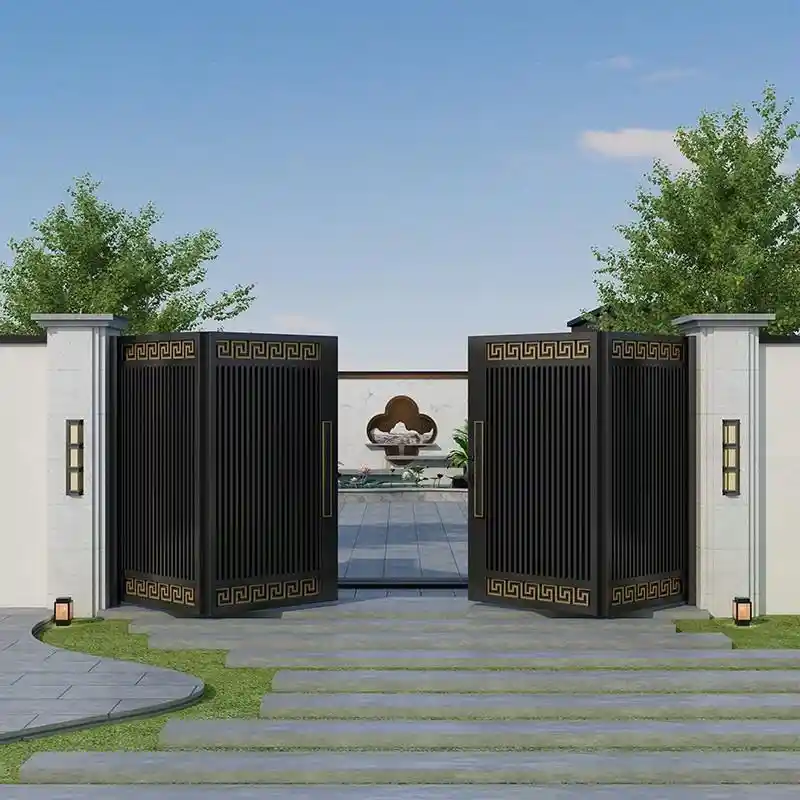 Puerta de privacidad de aleación de aluminio