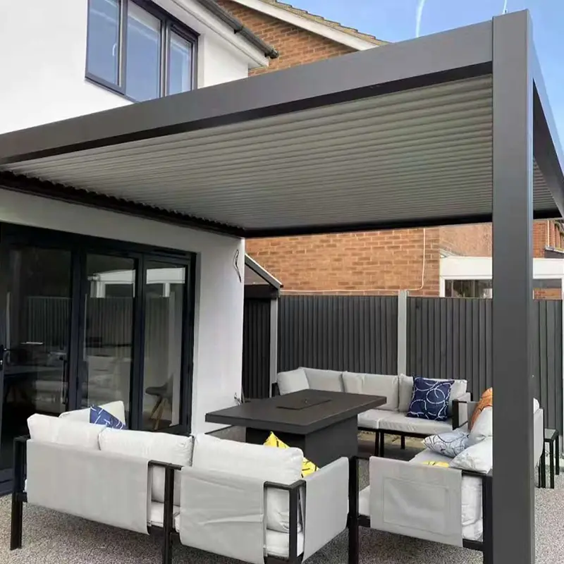 Gazebo de aleación de aluminio de estilo chino