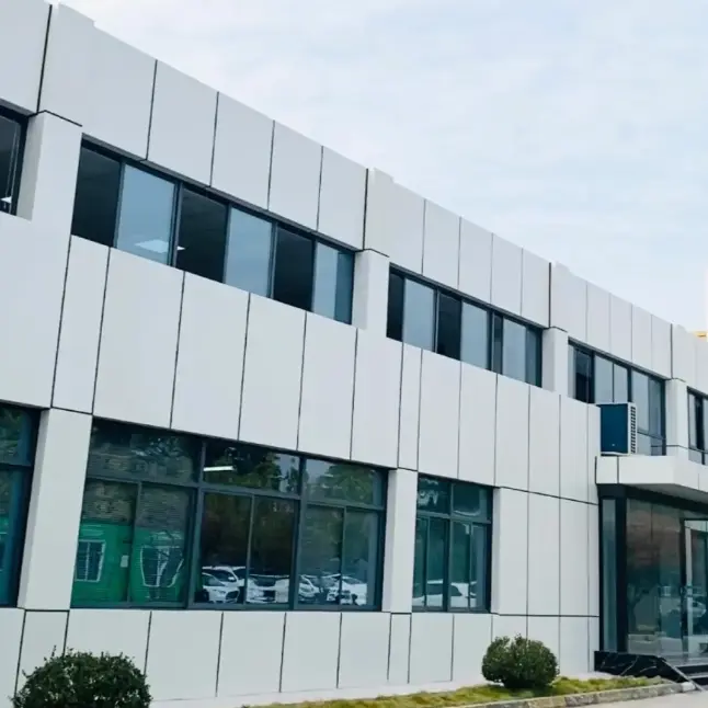 Muros cortina de panel único de aluminio plano convencional