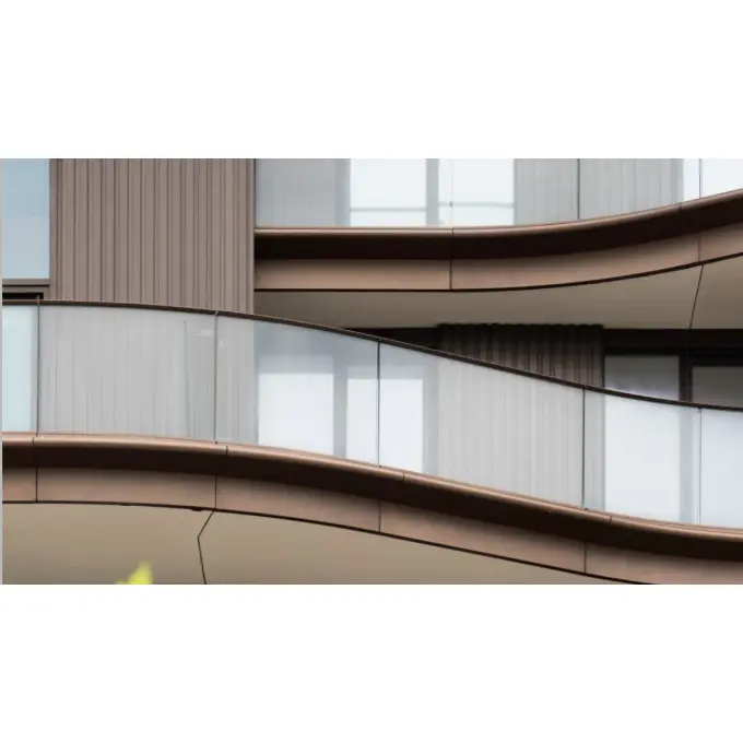 Vidrio perfilado para barandillas